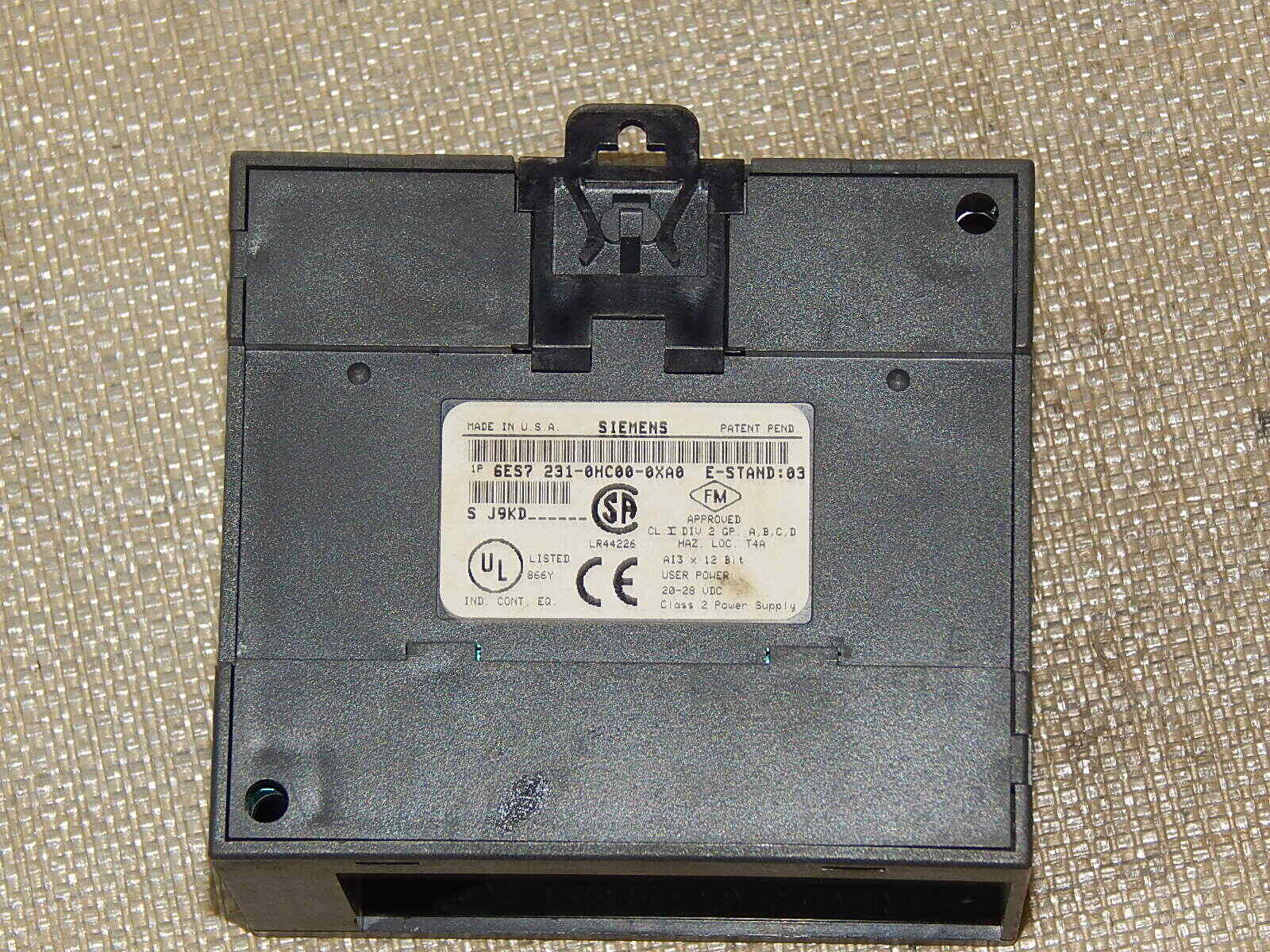  Siemens Simatic S7 Analog IN  6ES7 231-0HC00-0XA0//6ES7231-0HC00-0XA0 Used
