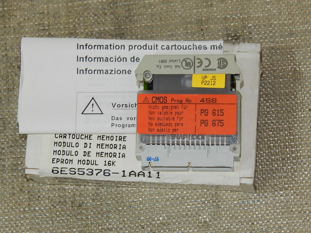 Siemens Simatic S5 6ES5376-1AA11 6ES5 376-1AA11 E:1 