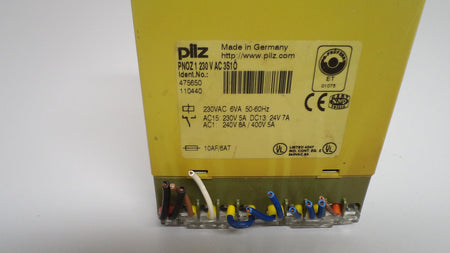 Pilz Sicherheitsschaltgerät PNOZ1 230VAC 3S1Ö  475650