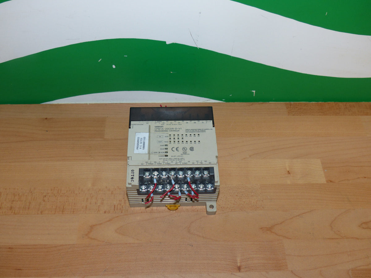 OMRON cpm1a 20cdr d v1   cpm1a-20cdr-d-v1 used