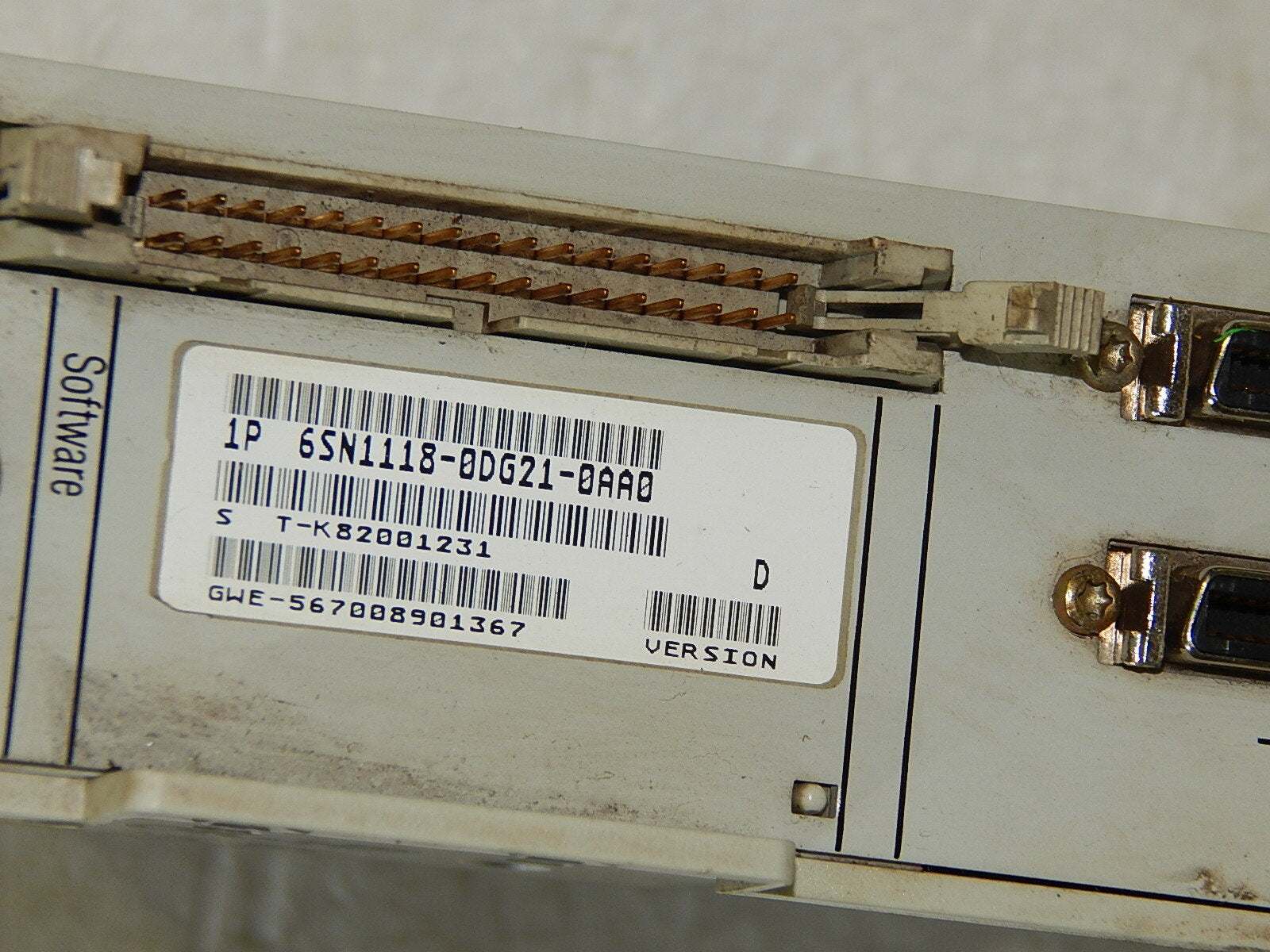  Siemens Regelkarte Simodrive 6SN1118-0DG21-0AA0 used