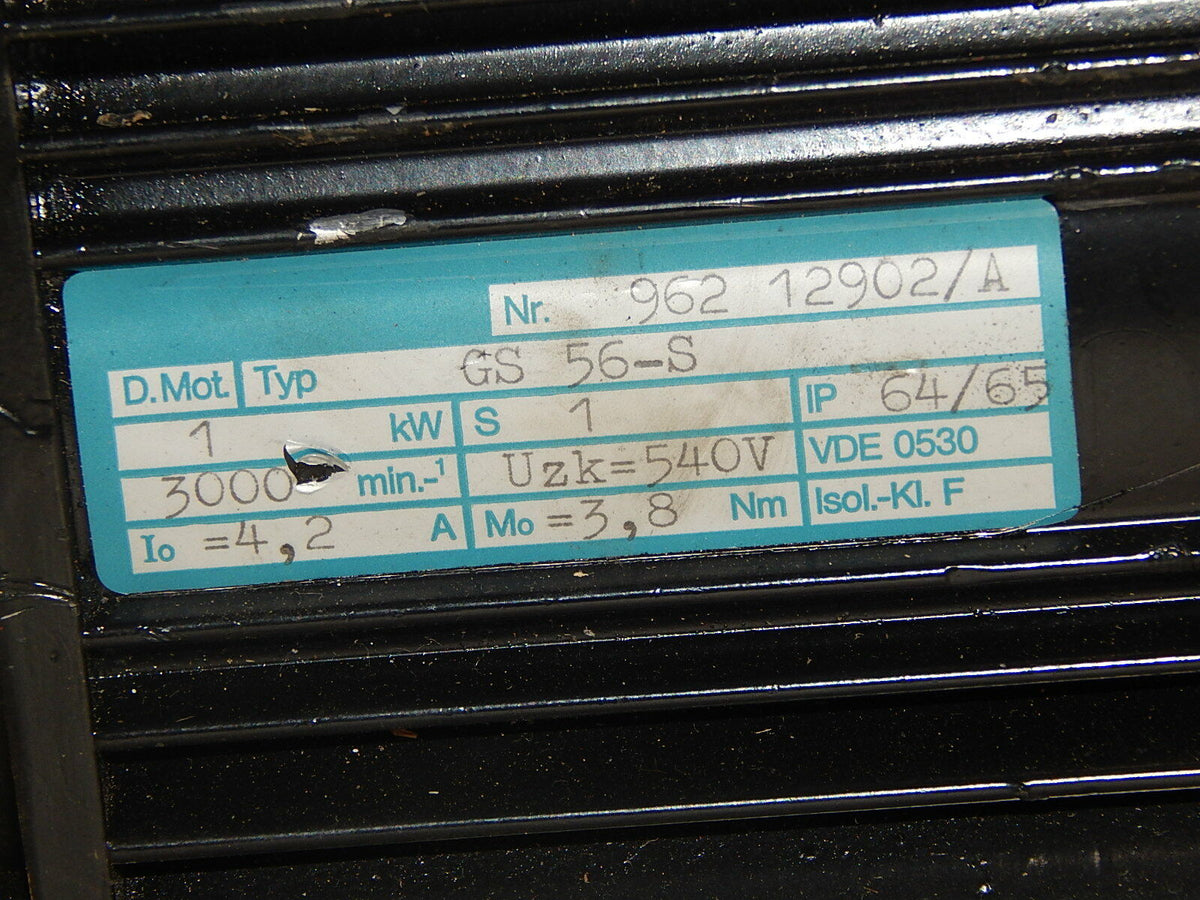  Baumüller GS 56 S Servomotor GS 56-S  96212902/A