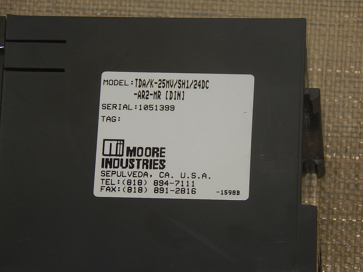  Moore Industries TDA/K-25MV/SH1/24DC-AR2-MR  Alarmmodul