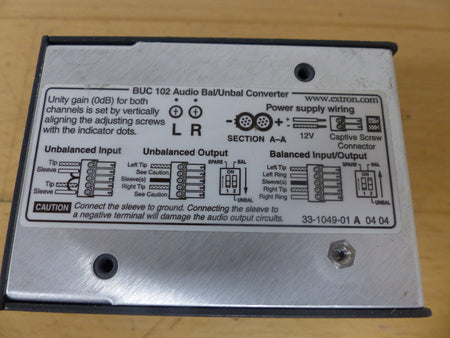 VERSA TOOLS EXTRON BUC 102