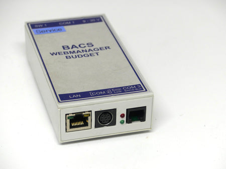 BACS WEBMANAGER BUDGET BACSKIT_B
