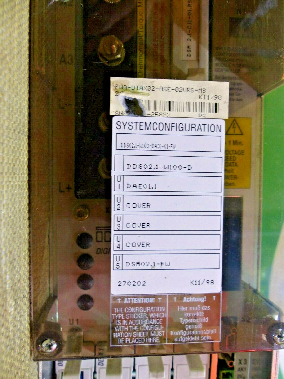 Indramat DDS02.1-W100-D