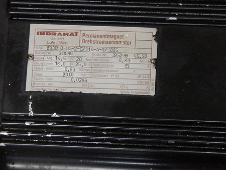 INDRAMAT MAC093B-0-0S-2-C/110-A-0/S005  Used