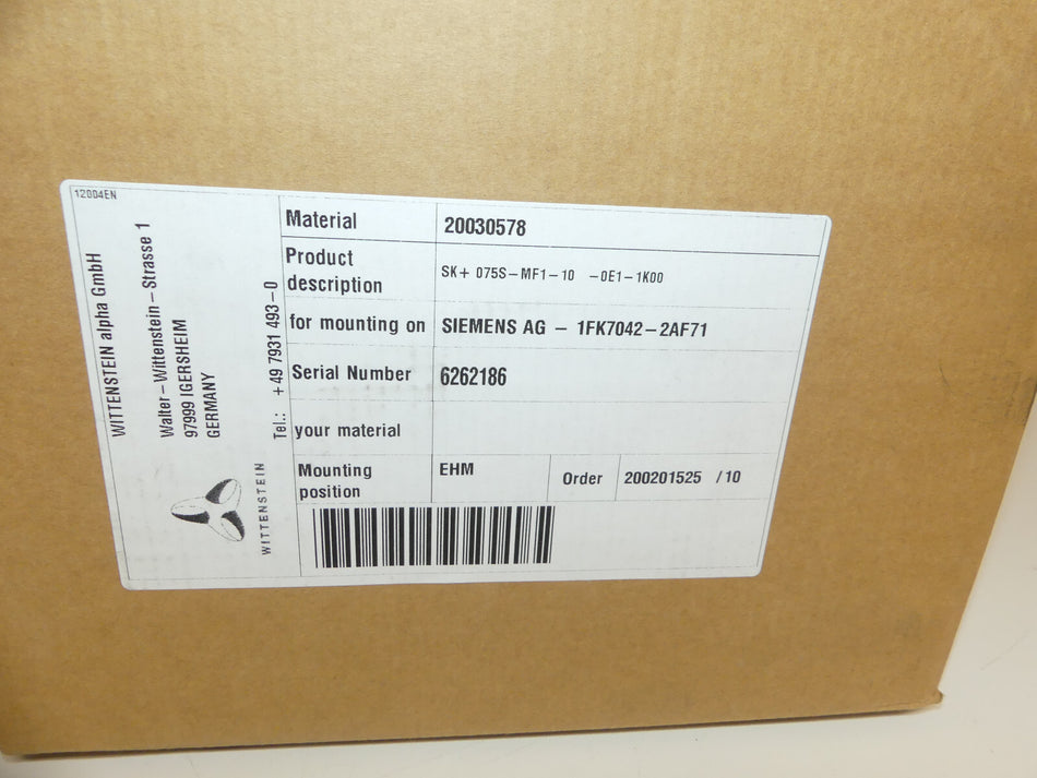 wittenstein SK+075S-MF1-0E-1K00