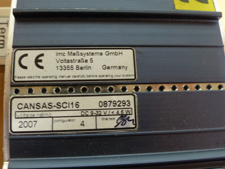 imc Messsysteme CANSAS-SC16 CANSASSC16 DC 9-32V