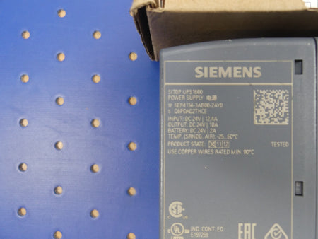 Siemens SITOP UPS1600 6EP4134-3AB00-2AY0