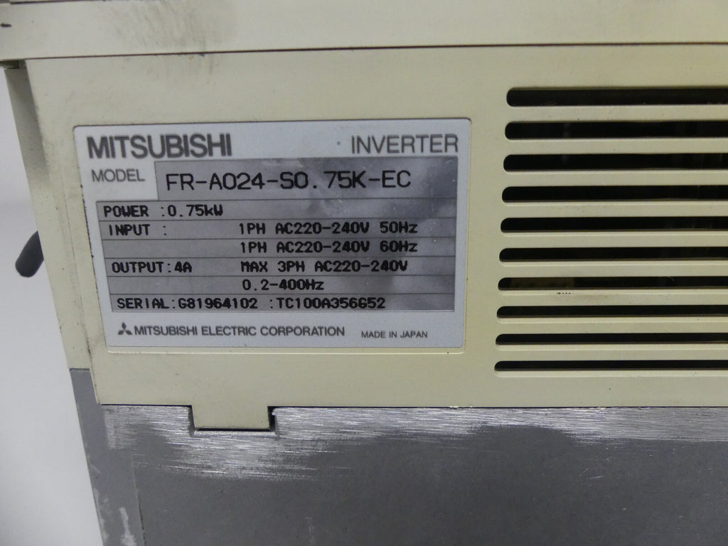 MITSUBISHI FREQROL-A024 FR-A024-S0.75K-EC