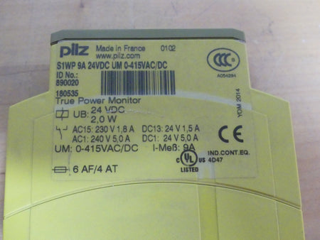 Pilz S1WP 9A 24VDC UM 0-415VAC/DC (890020 171494)