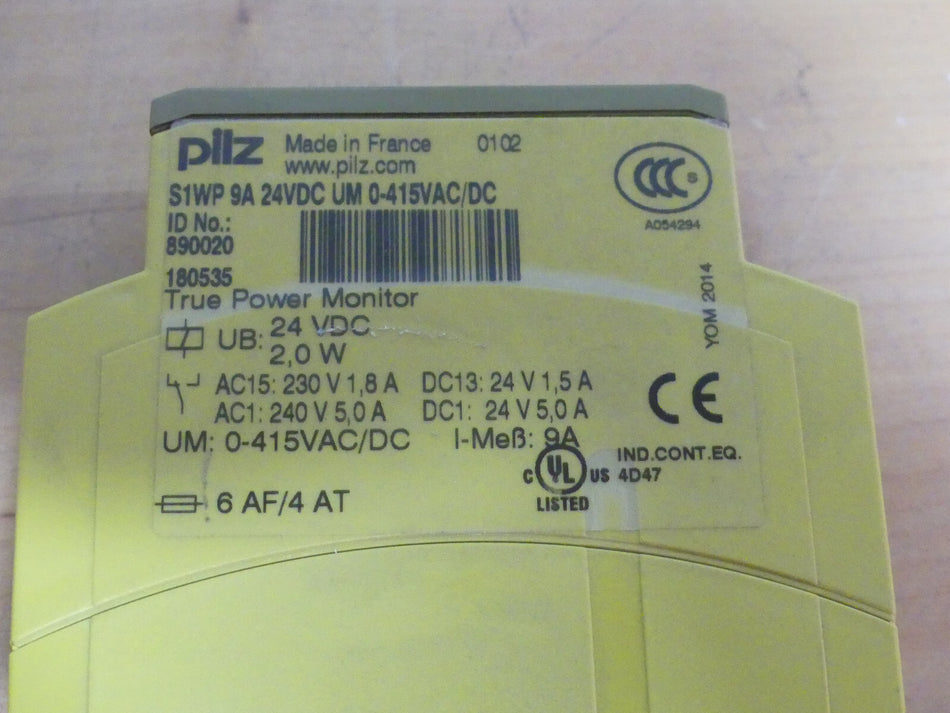 Pilz S1WP 9A 24VDC UM 0-415VAC/DC (890020 171494)