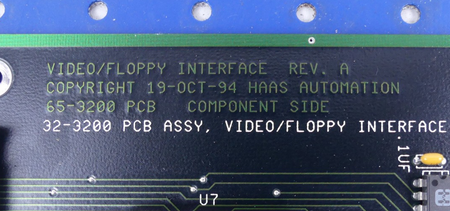 HAAS PCB Assy Video/Floppy Interface Board 32-3200 neuwertig