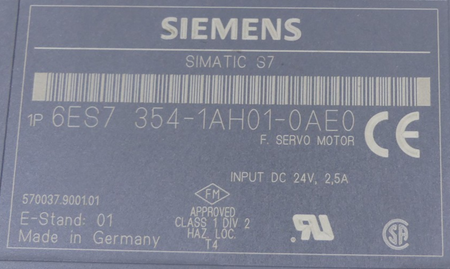 Siemens Simatic S7  6ES7 354-1AH01-0AE0  6ES7354-1AH01-0AE0