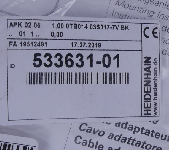 Heidenhain Adapterkabel 533631-01