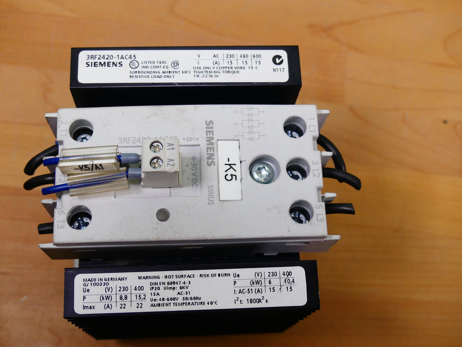 Siemens Sirius 3RF2420-1AC45