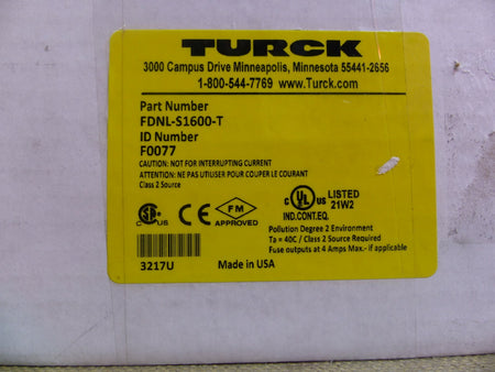 Turck FDNL-S1600-T