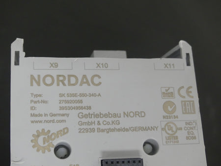NORDAC SK 535E-550-340-A used