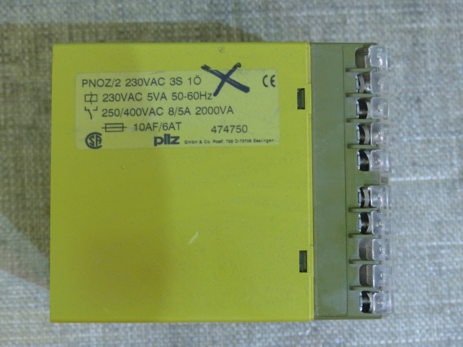 Pilz PNOZ /2 230VAC 3S1Ö