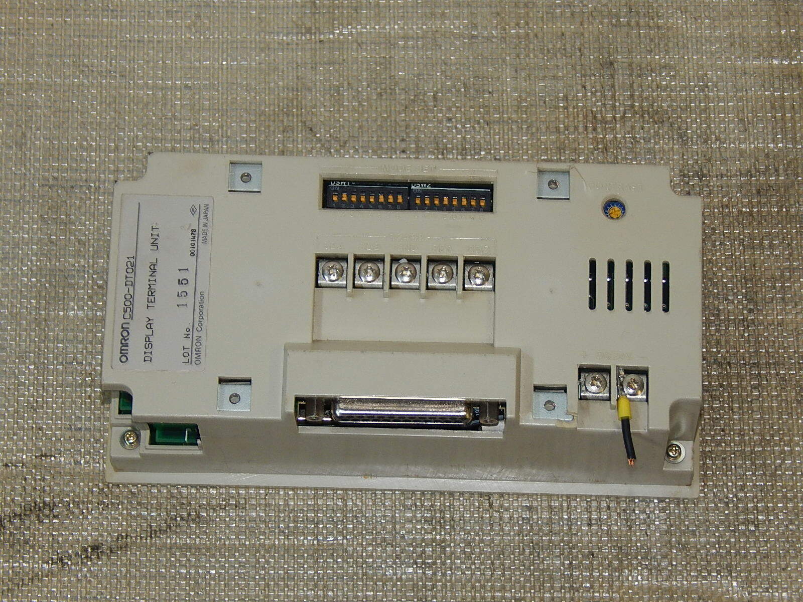  Omron C500-DT021 Display Terminal Einheit  used