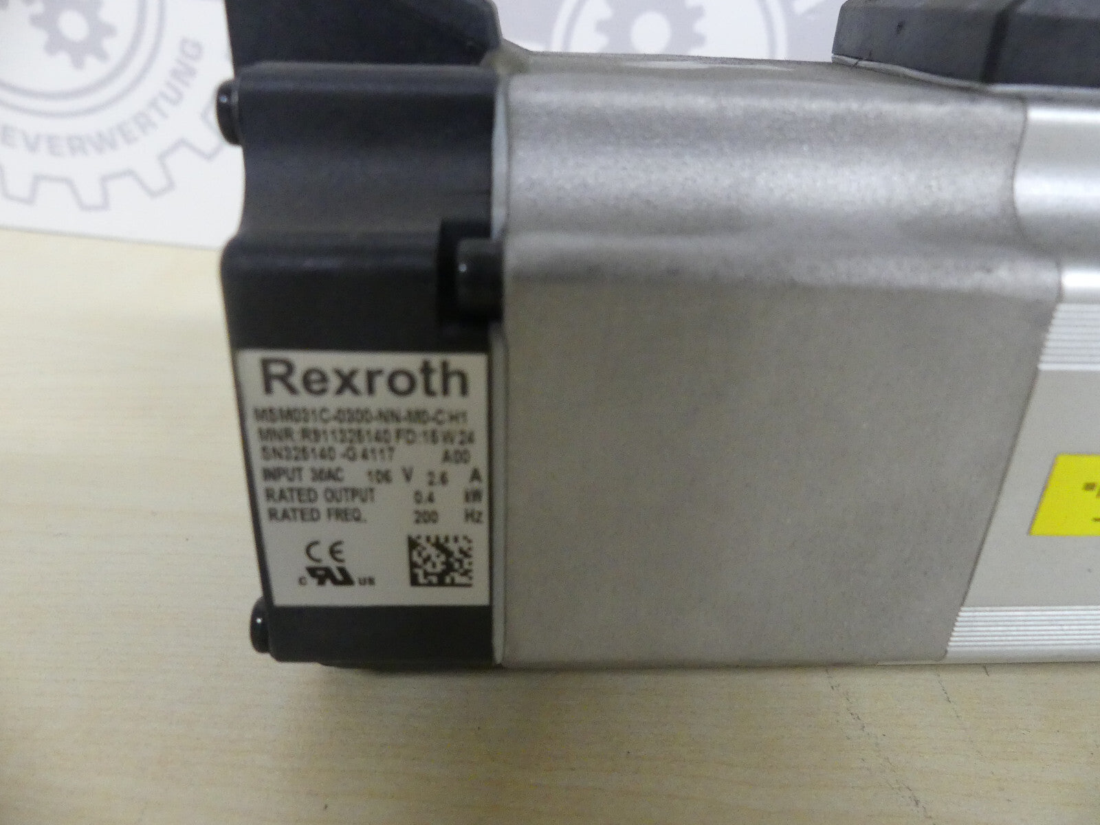 REXROTH MSM031C-0300-NN-M0-CH1-NNNN + NEUGART PSFN64 i=70