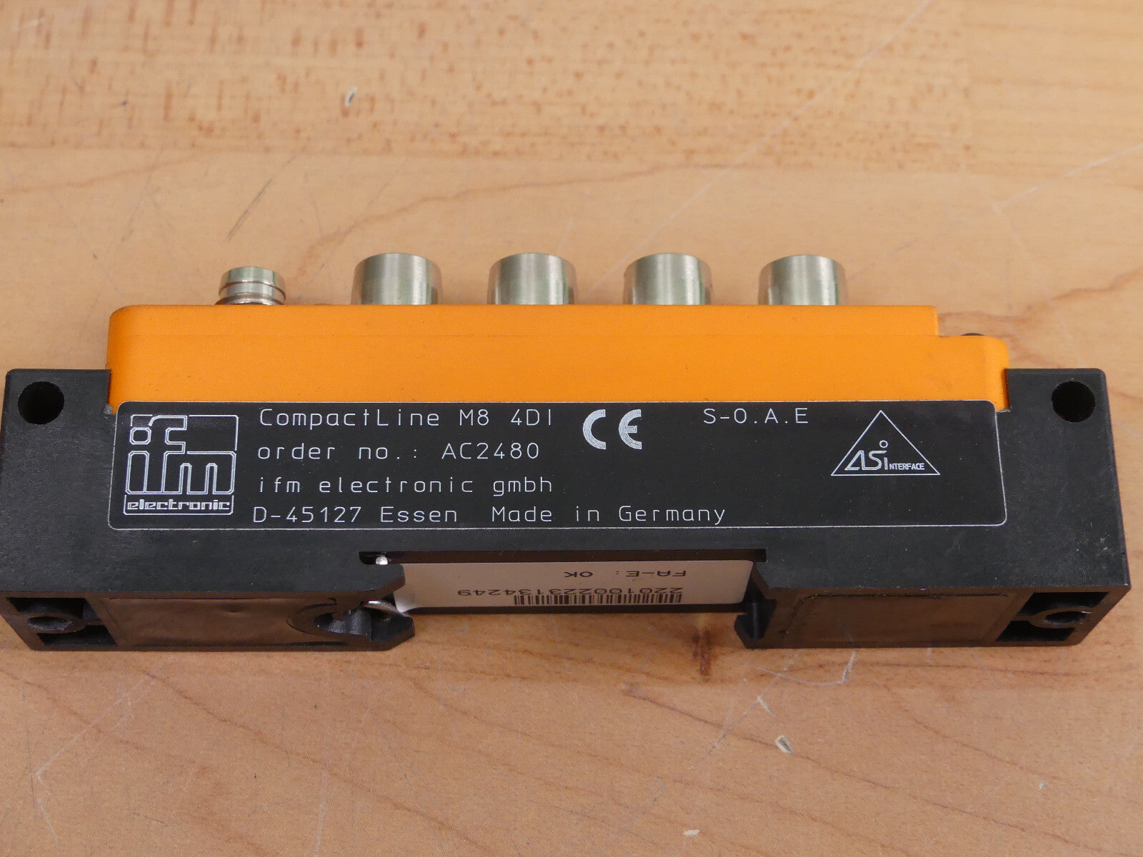 ifm  CompactLine AC2480 M8 4DI