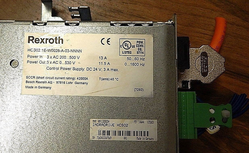 Rexroth IndraDrive HCS02.1E-W0028-A-03-NNNN + CSH01.1C-PB-ENS-NNN-NNN-S2-S-NN-FW