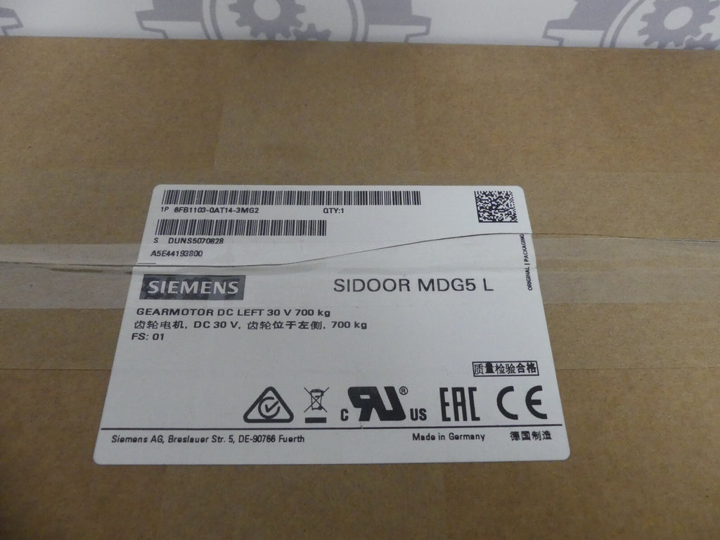 SIEMENS 6FB1103-0AT14-3MG2