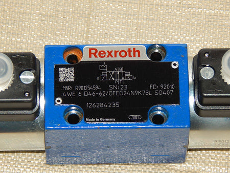  Rexroth Wegeventil 4WE 6 D46-62/OFEG24N9K73L//4WE 6 D46-62/0FEG24N9K73L  SO407