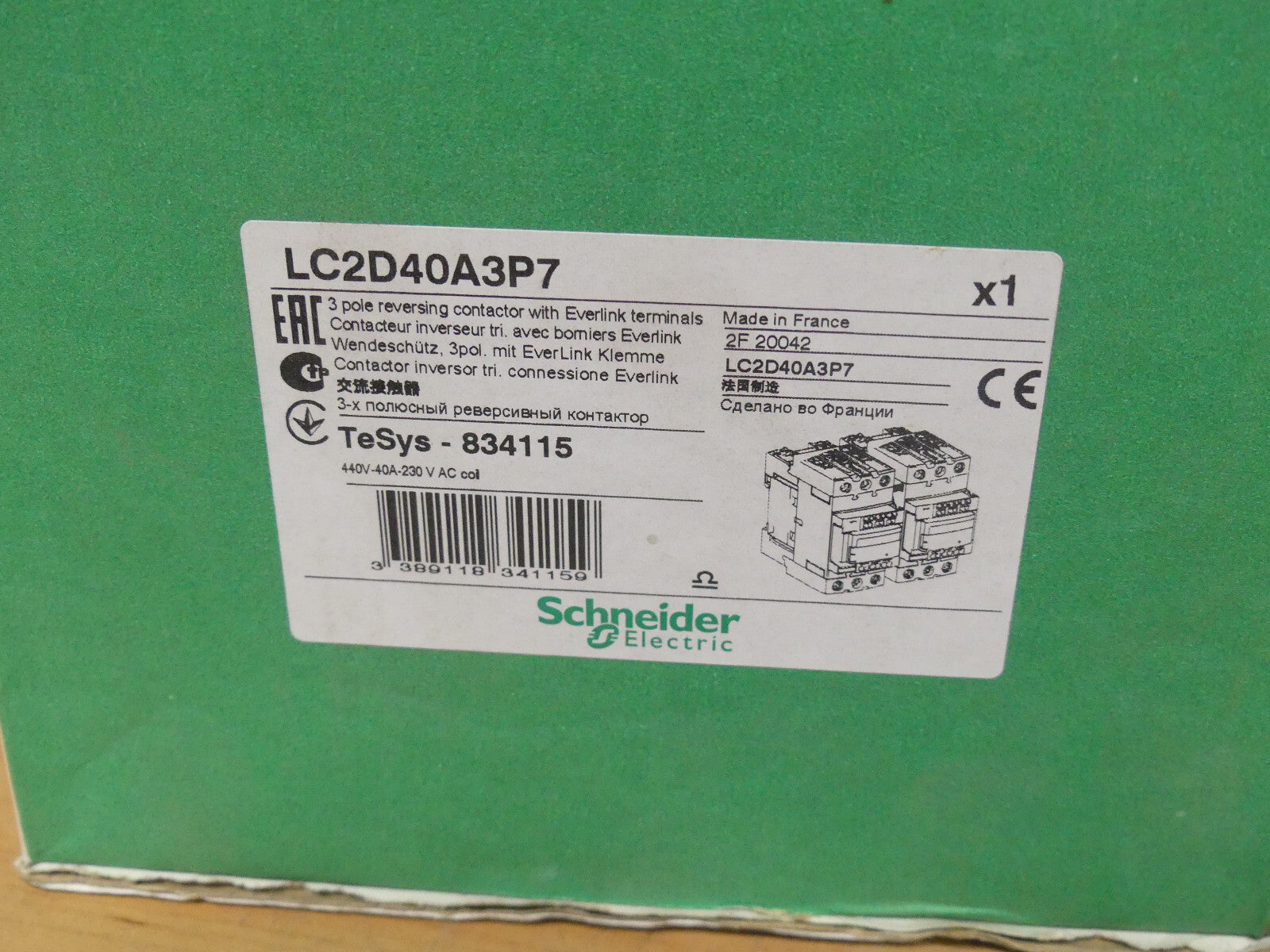 Schneider Electric LC2D40A3P7