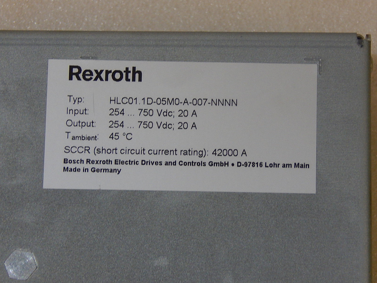 Rexroth Capicator Module HLC01.1D-05M0-A-007-NNNN   R911308869   Used