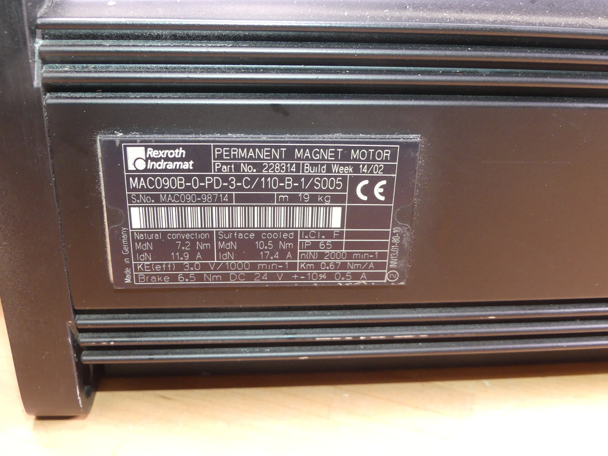 REXROTH  MAC090B-0-PD-3-C/110-B-1/S005