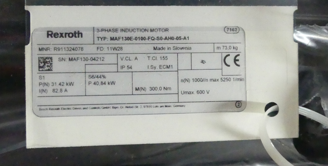 REXROTH   MAF130E-0100-FQ-S0-AH0-05-A1