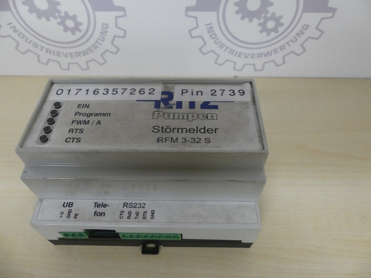 ritz pumpen störmelder rfm3-32s