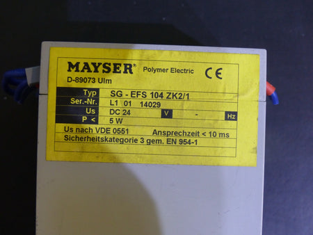Mayser SG-EFS 104 ZK2/1