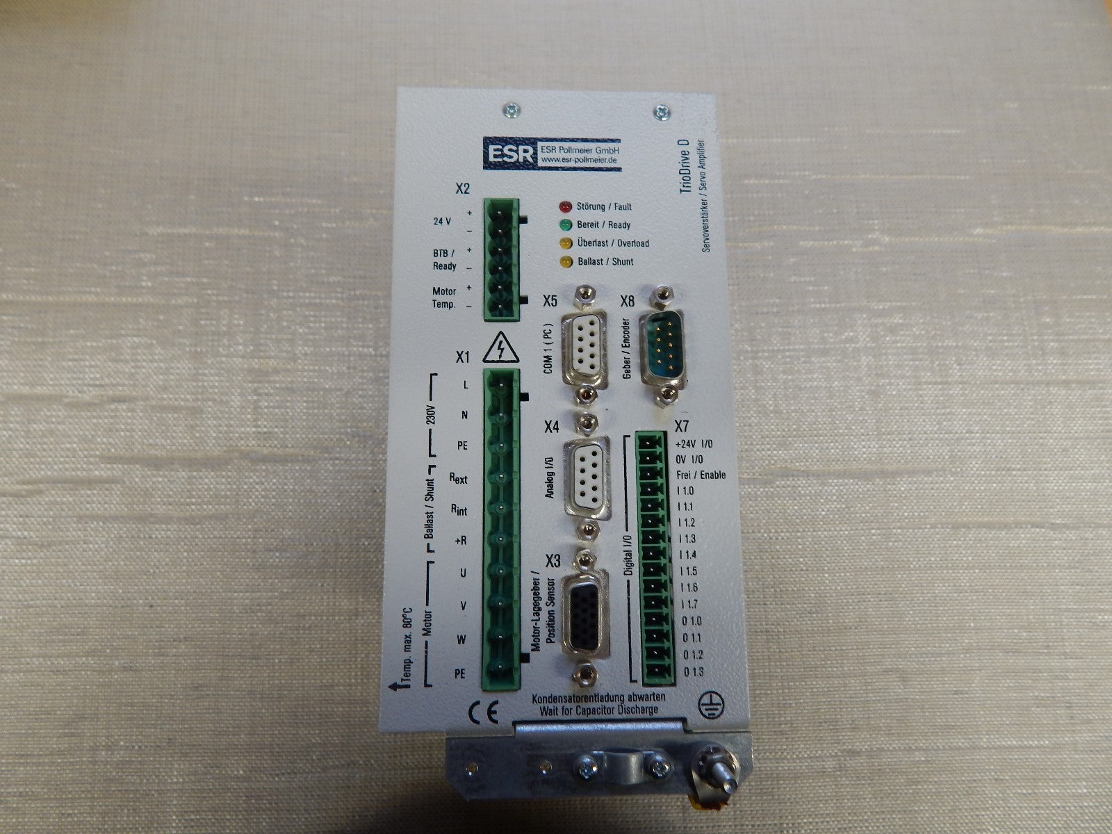 ESR Pollmeier Servoverstärker TrioDrive D /3121414279 ZI used