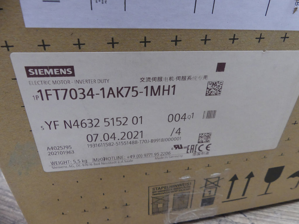 Siemens 1FT7034-1AK75-1MH1