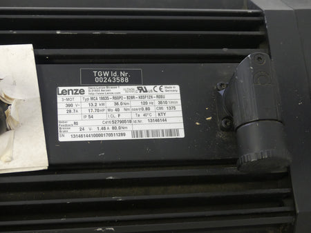 Lenze MCA 19S35-RS0P2-B28R-KS5F12N-R0SU