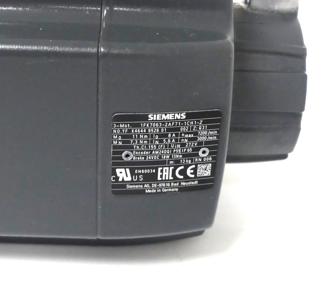 Siemens 1FK7063-2AF71-1CH1-Z