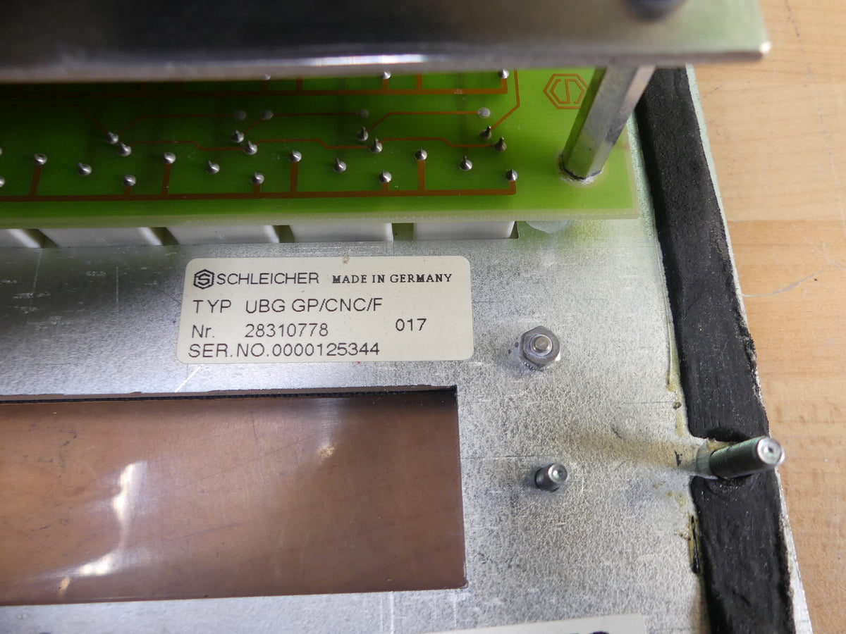 schleicher UBG  GP/CNC/F   UBGGP/CNC/FDefekt s.Bilder