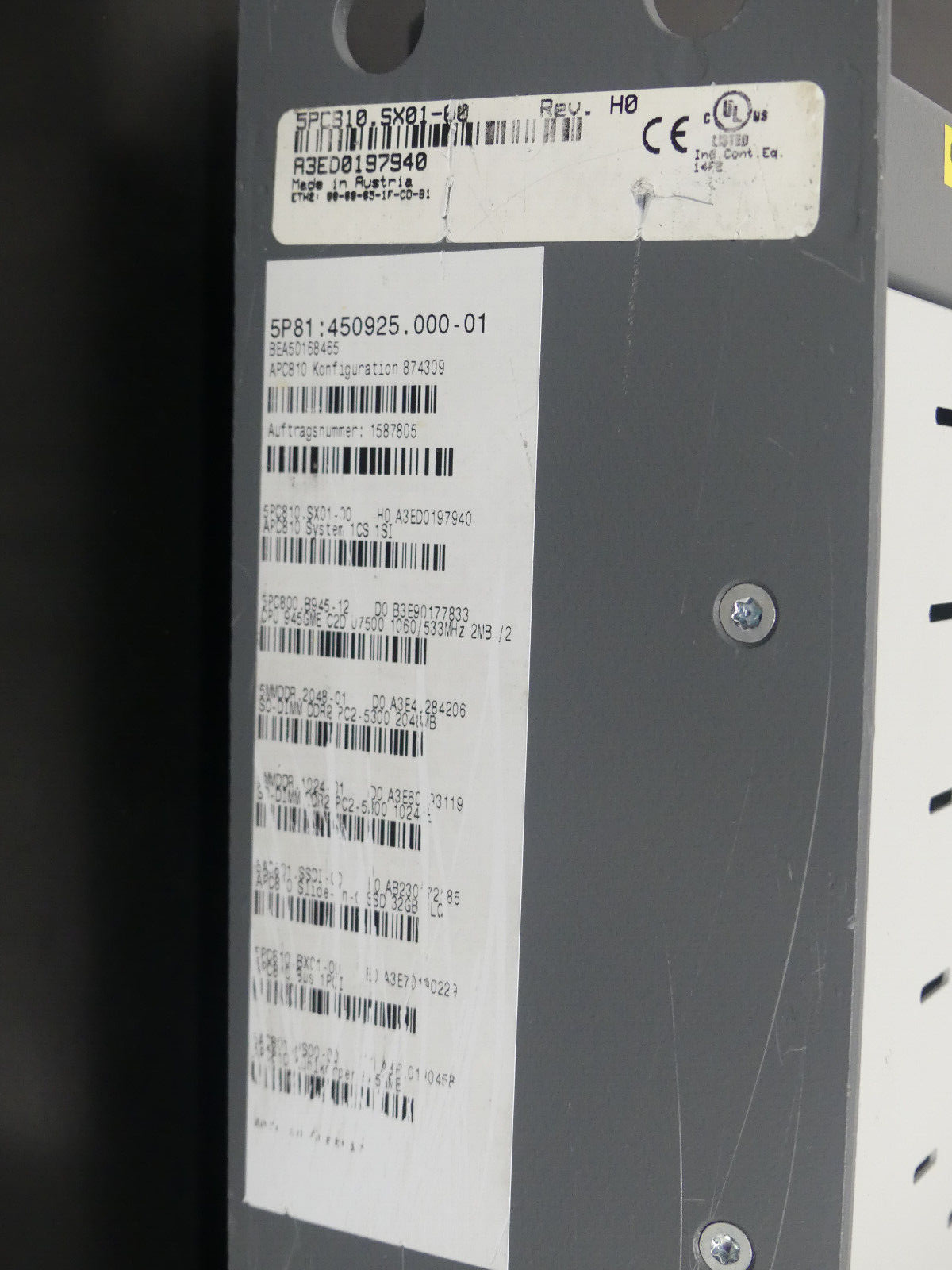 b&r 5pc310.sx01-00 rev.h0 5p81:450925.000-01 s.Bilder