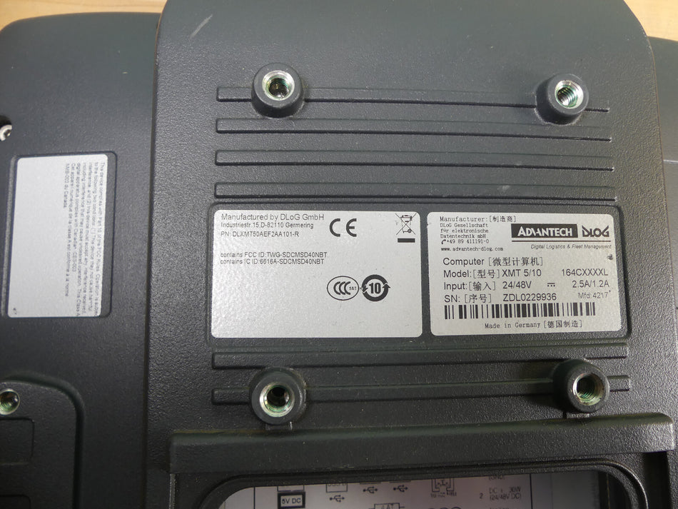 ADVANTECH DLOG XMT 5/10 165CXXXXL   mobiles Terminal SVGA