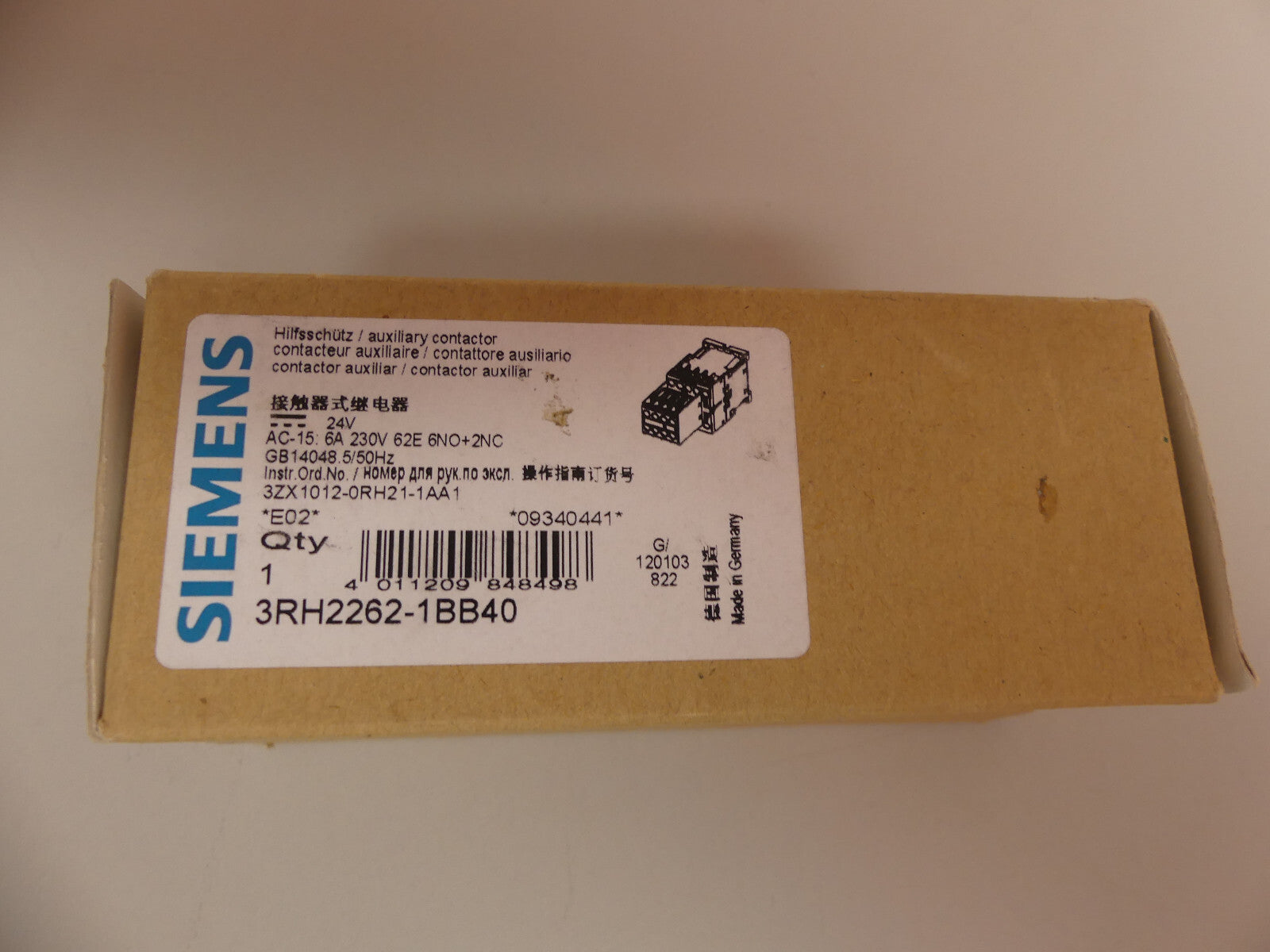 Siemens 3RH2262-1BB40 Relais Hilfsschütz