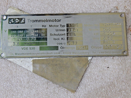BDL TM 110S TROMMELMOTOR Unbenutzt 