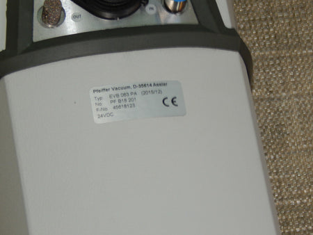  PFEIFFER VACUUM EVB 063 PA  PFB18201 S.BILDER