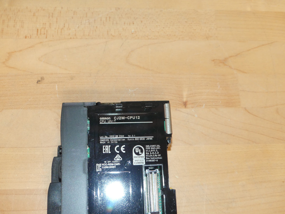Omron Sysmac Cj2m-Cpu12 Cj2mcpu12