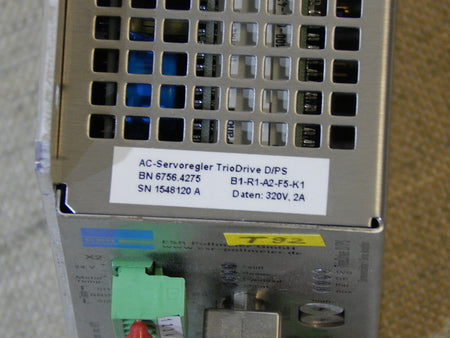  ESR Pollmeier AC Servoregler BN 6756.4275, TrioDrive D/PS B1-R1-A2-F5-K1 320V 