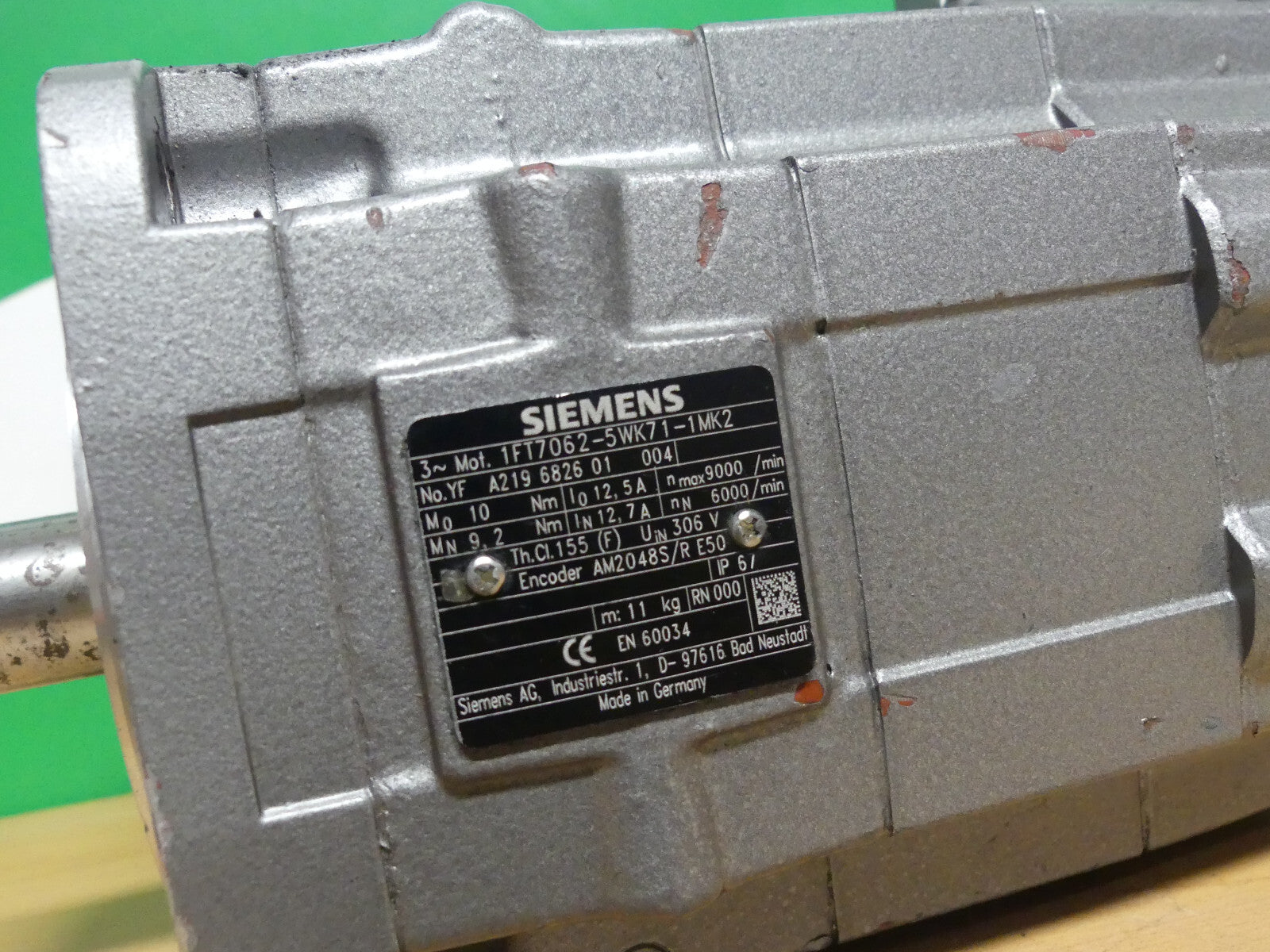 Siemens 1FT7062-5WK71-1MK2  Servomtor