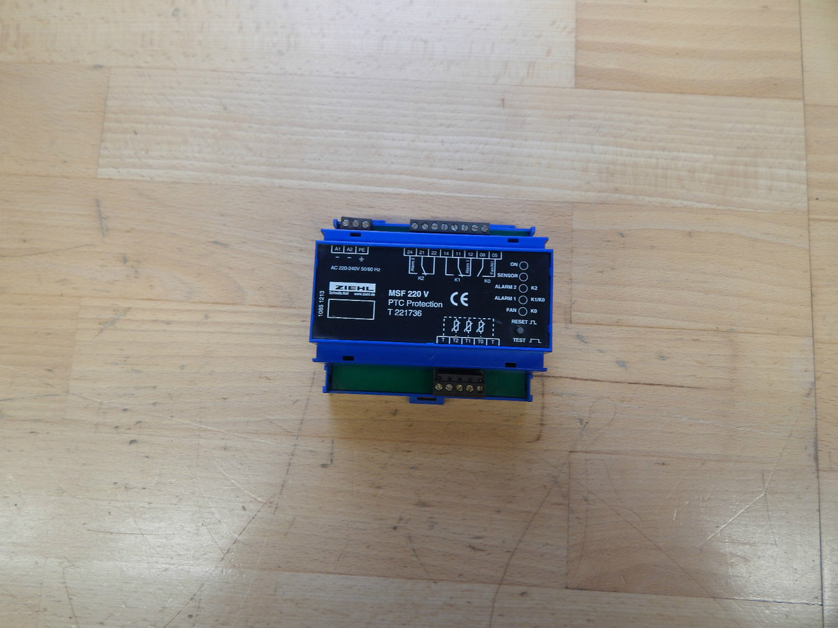 Ziehl MSF 220 V  PTC Protection T 221736